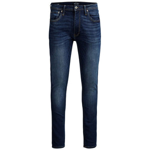 Jack & Jones Blue Cotton Skinny Jeans