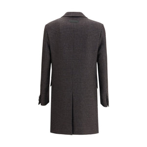 ZEGNA Brown Wool Coat