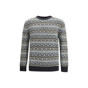 Brooksfield Multicolor Wool Sweatshirt
