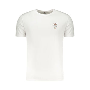 Aeronautica Militare White Cotton Men's T-Shirt