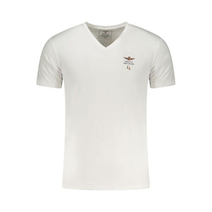 Aeronautica Militare White Cotton Men Underwear Shirt