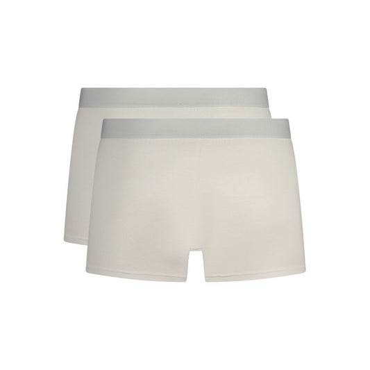 Trussardi White Cotton Men Boxer Underwear