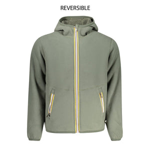 K-WAY Verde Polyester Men's Reversible Jacket