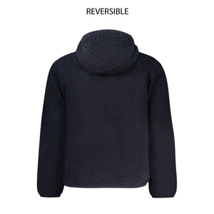 K-WAY Blu Polyester Men's Reversible Jacket