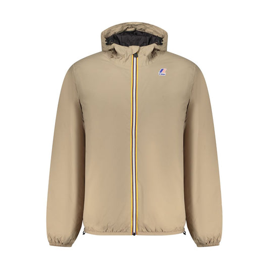 K-WAY Beige Poliammide Men's Jacket