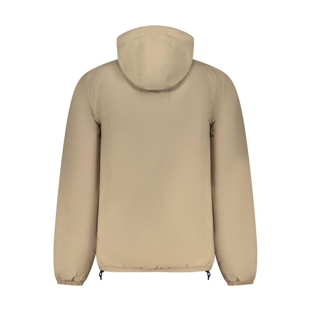 K-WAY Beige Poliammide Men's Jacket