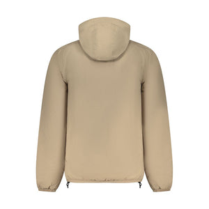 K-WAY Beige Poliammide Men's Jacket