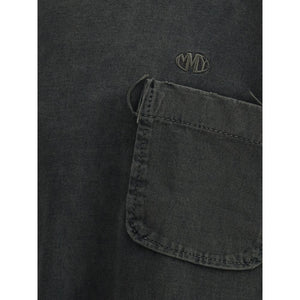 Maison Mihara Yasuhiro Black Cotton T-Shirt