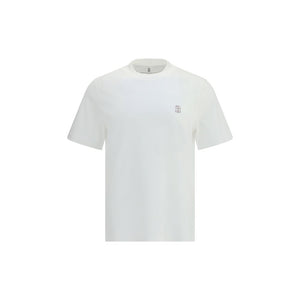 Brunello Cucinelli White Cotton T-Shirt