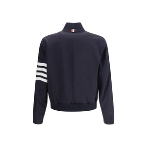 Thom Browne Blue Wool Bomber
