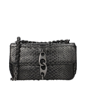 Tom Ford Gray Skin Shoulder Bag