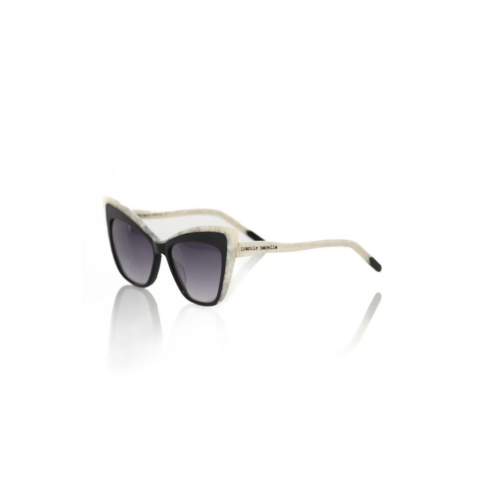 Frankie Morello Black Acetate Sunglasses