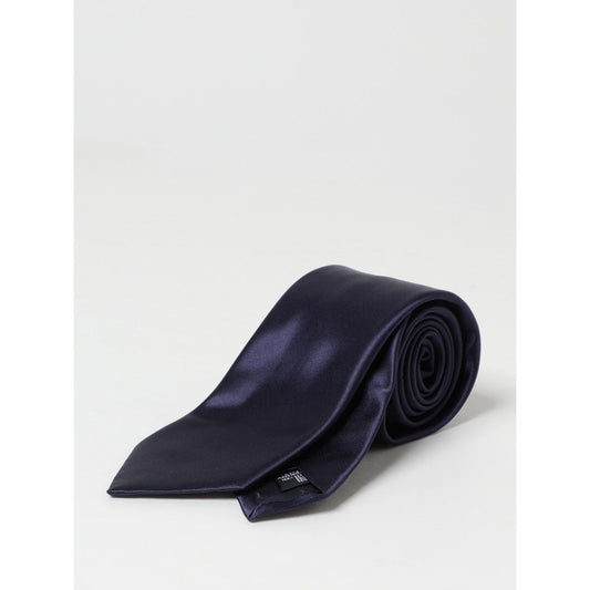 Emporio Armani Blue Silk Tie