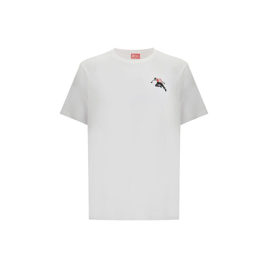 Diesel White Cotton T-Shirt