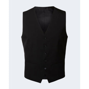 Selected Black Polyester Waistcoat