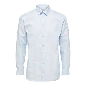 Selected Blue Cotton Dress Shirt