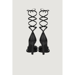 Aniye By Black Leather High Heel Pumps