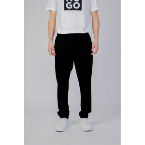 Hugo Boss Black Polyester Casual Pants