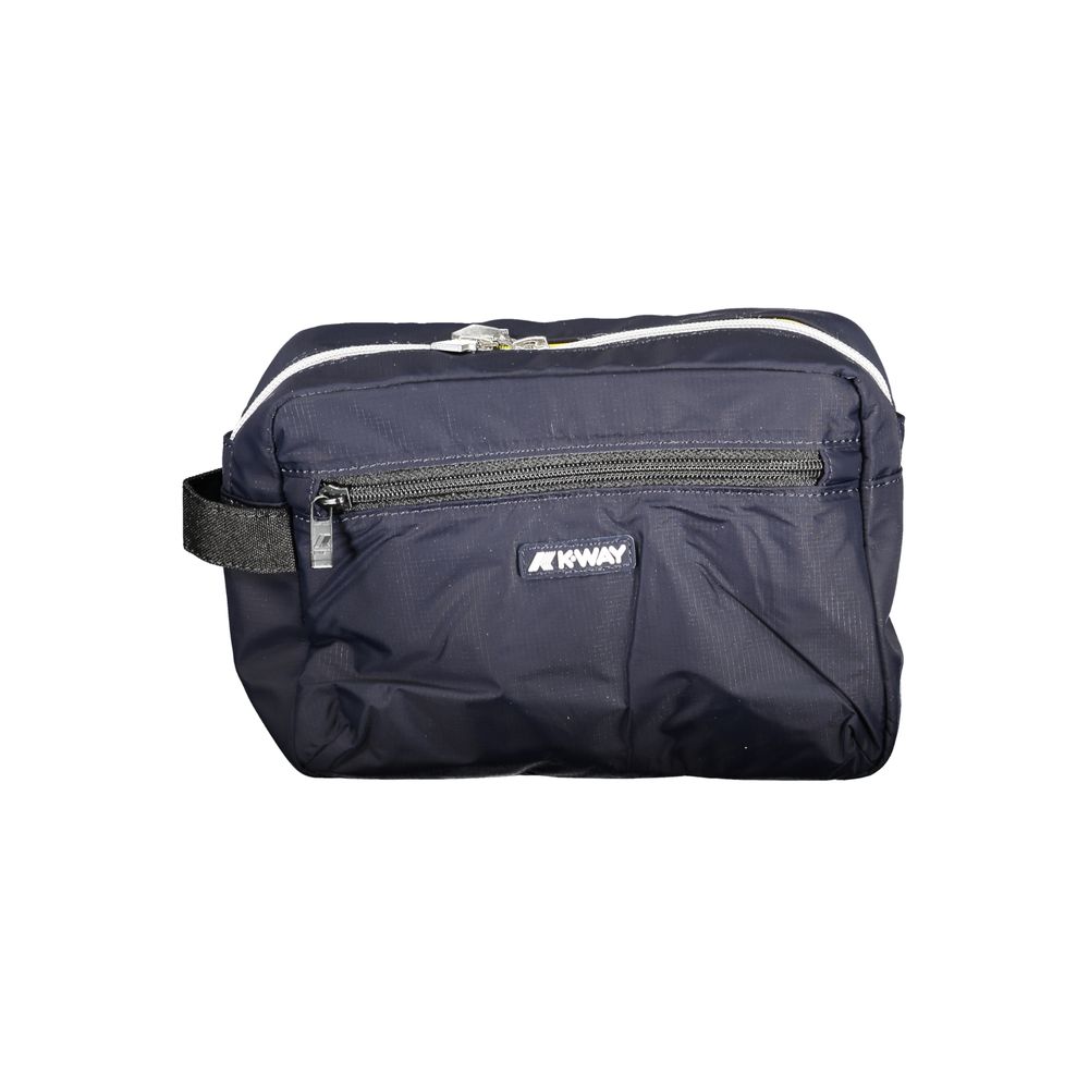K-WAY Blue Polyester Men Beauty Case