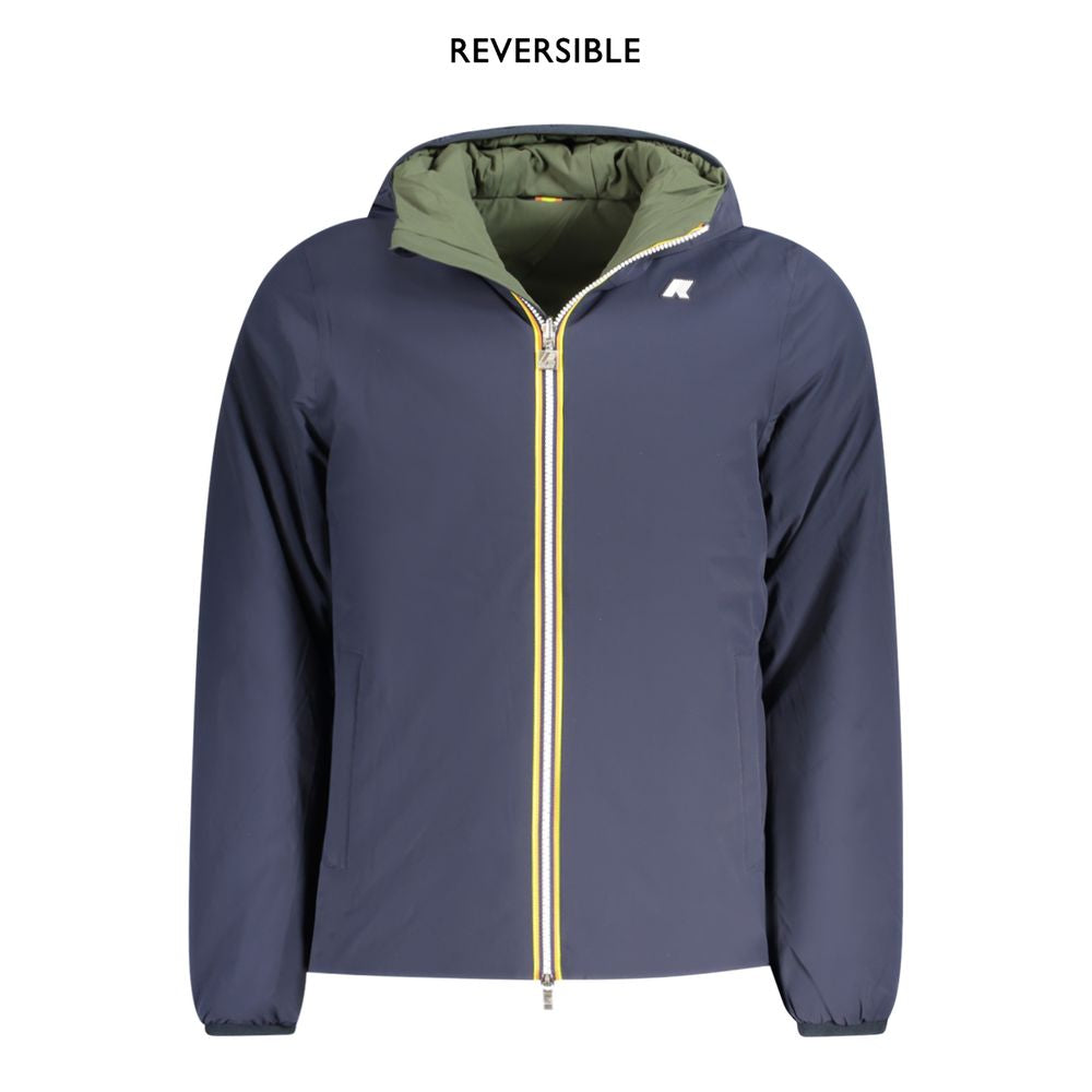 K-WAY Blue Nylon Men's Jacket