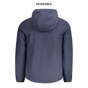 K-WAY Blue Nylon Men's Jacket
