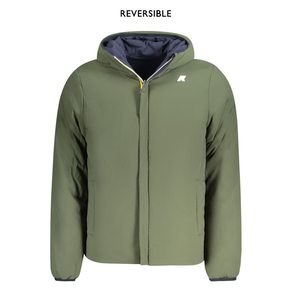 K-WAY Blue Nylon Men's Jacket