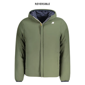 K-WAY Blue Nylon Men's Jacket