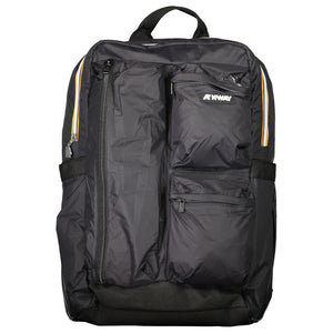 K-WAY Black Nylon Men Backpack