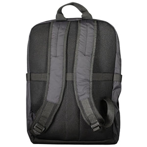 K-WAY Black Nylon Men Backpack