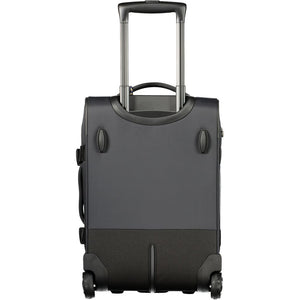 K-WAY Black Polyamide Unisex Luggage Travel Bag