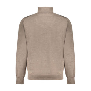 K-WAY Brown Wool Men Sweater