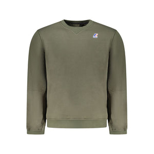 K-WAY Green Cotton Men Sweater