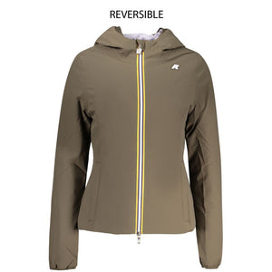K-WAY Brown Nylon Women Jacket