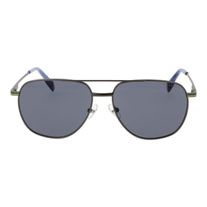 Hackett Gray Metal Sunglasses