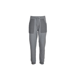 Bikkembergs Gray Cotton Joggers (Workout Pants)