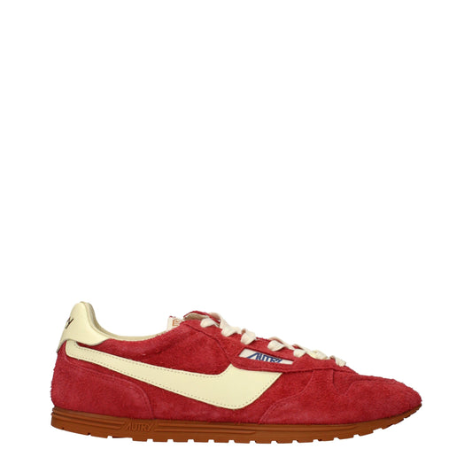 Autry Red Leather Sneakers