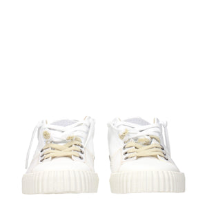 Maison Margiela White Leather Low Top Sneakers