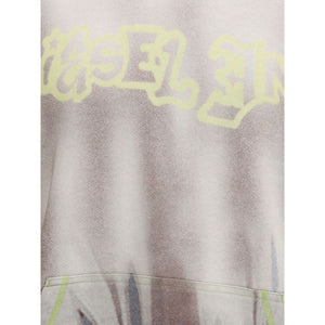 Diesel Gray Cotton Sweatshirt