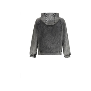 Diesel Gray Fabric Sweatshirt