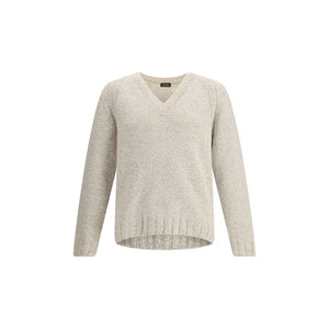 ZEGNA Cream Cashmere Cashmere Sweater