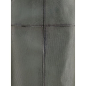 P.A.R.O.S.H. Green Lamb Ovis Aries Aries Midi Skirt