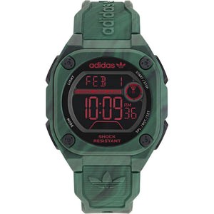 Adidas Green Synthetic Digital Watch