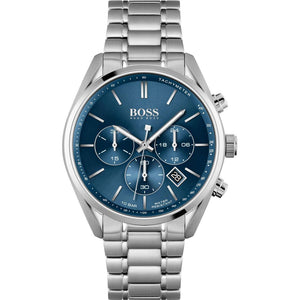 Hugo Boss Gray Stainless Steel Dress Watch