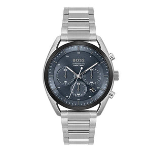 Hugo Boss Gray Stainless Steel Dress Watch