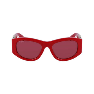 Ferragamo Red Acetate Sunglasses