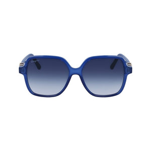 Ferragamo Blue Injected Sunglasses