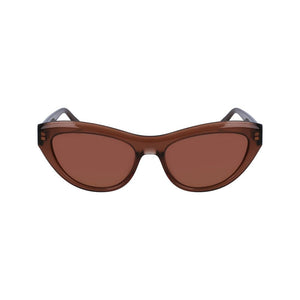 Ferragamo Brown Acetate Sunglasses