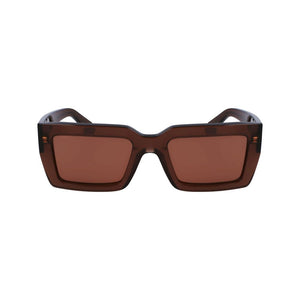 Ferragamo Brown Acetate Sunglasses