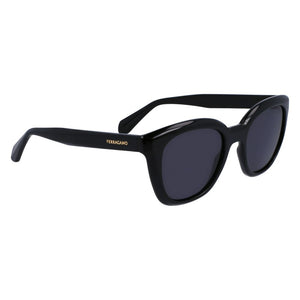 Ferragamo Black Injected Sunglasses