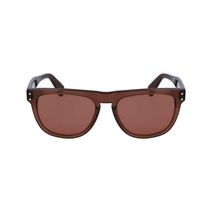 Ferragamo Brown Acetate Sunglasses
